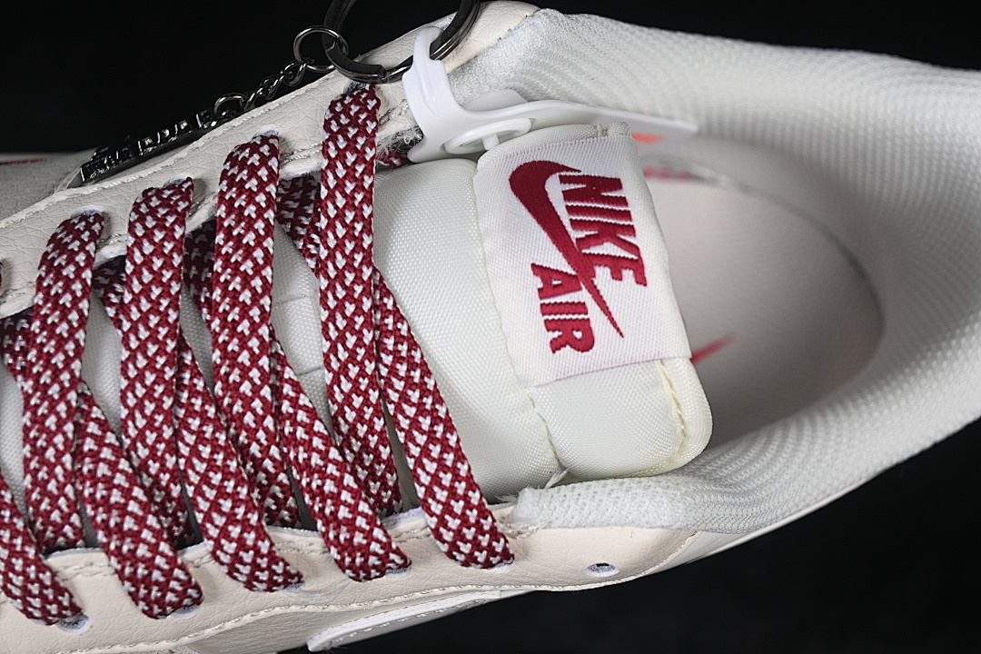 Nike [JP2026-106]-[AIR FORCE 1 07 LOW WHITE/RED/WHITE]-[WOMAN:36-39]-[MAN:40-45] - Image 9