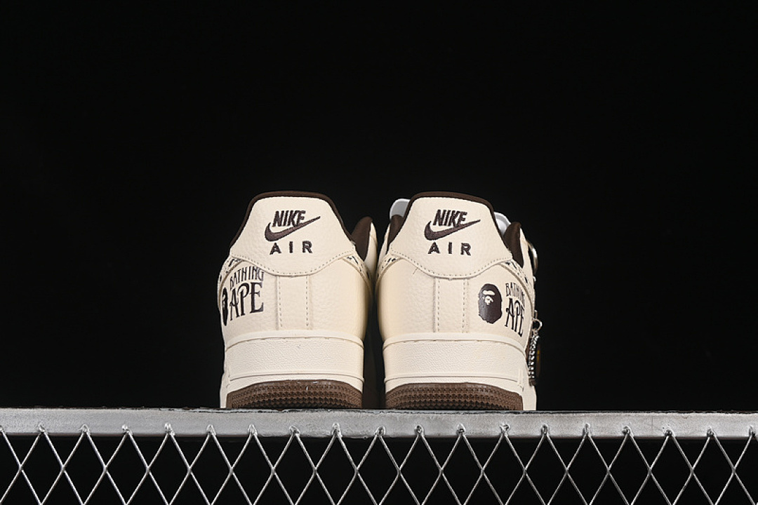 Nike [DF0188-061]-[AIR FORCE 1 07 LOW BAPE WHITE/BROWN]-[WOMAN:36-39]-[MAN:40-45] - Image 14