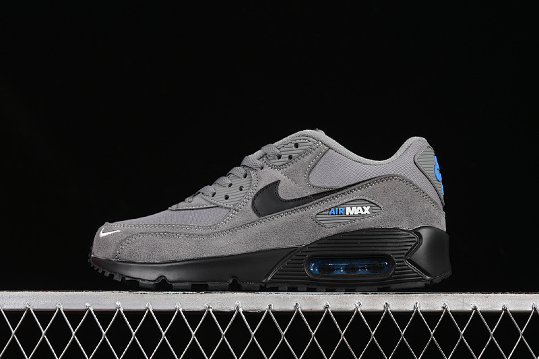 Nike AIR MAX 90 SMOKE GREY/LIGHT PHOTO BLUE/METALLIC SILVER/BLACK · DO6706-002, photo 1