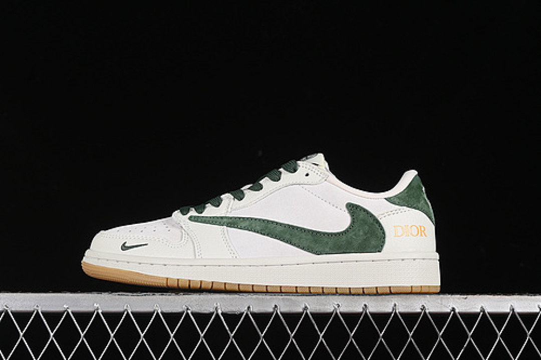 Jordan [JH6088-703]-[TRAVIS SCOTT X FRAGMENT DESIGN AIR JORDAN 1 LOW OG SP WHITE/GREEN]-[36-45], photo 1