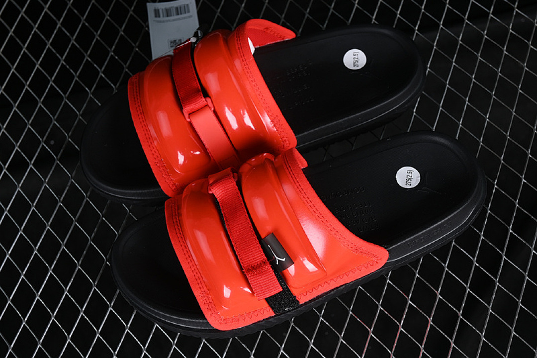 Jordan [DM1683-601]-[AIR JORDAN PLAY SLIDE BLACK/RED]-[MAN:40-45] - Image 9