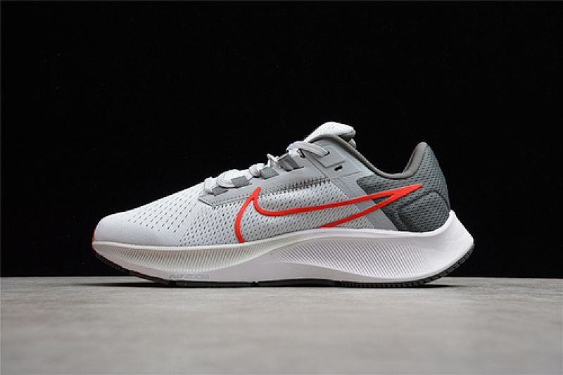 Nike Nike AIR ZOOM PEGASUS 38 PURE PLATINUM/WOLF GREY/IRON GREY/CHILE RED · CW7356-004, photo 1