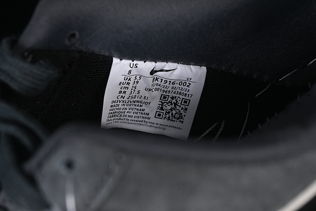 Nike [BK1916-002]-[AIR FORCE 1 07 LOW CASUAL SNEAKERS GREY/BLACK]-[WOMAN:36-39]-[MAN:40-45] - Image 6