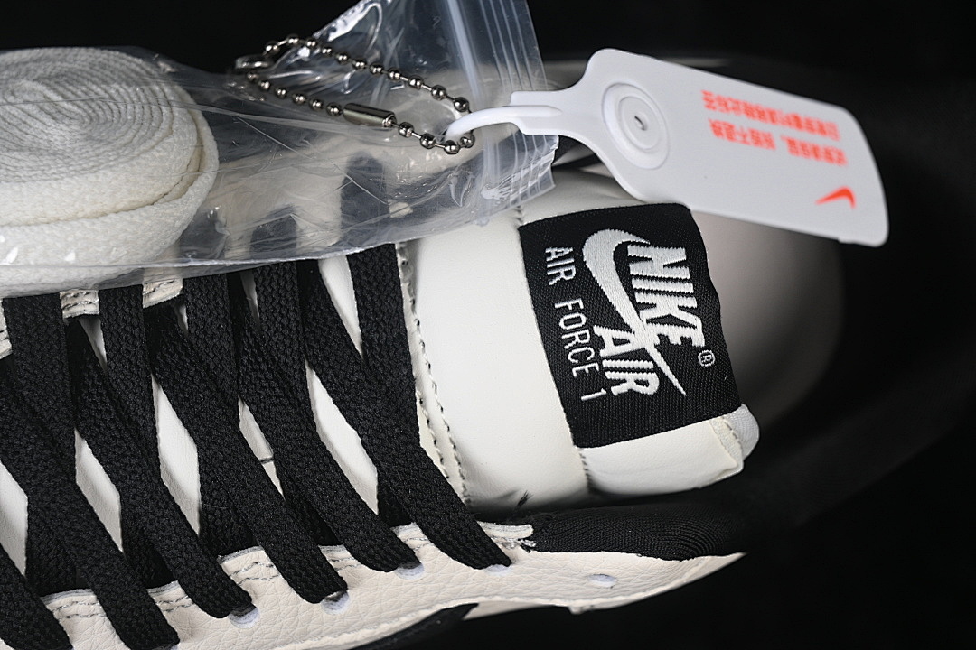 Nike [DN1688-815]-[AIR FORCE 1 07 LOW CASUAL SNEAKERS WHITE/BLACK]-[WOMAN:36-39]-[MAN:40-45] - Image 9