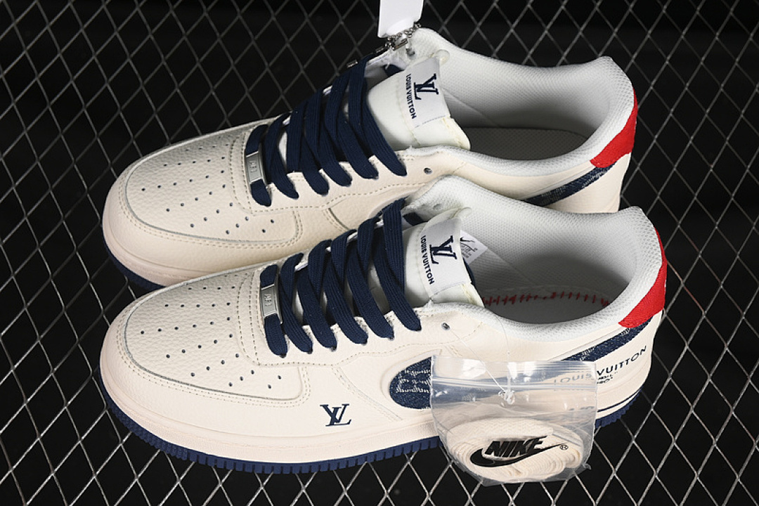 Nike [XX3168-128]-[AIR FORCE 1 07 LOW LV WHITE/BLUE/RED]-[WOMAN:36-39]-[MAN:40-45] - Image 11