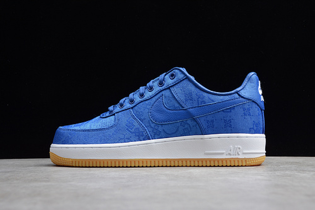 Nike Nike BLUE SILK CLOT X AIR FORCE 1 LOW UNIVERSITY BLUE/WHITE-GUM · CJ5290-400, photo 1