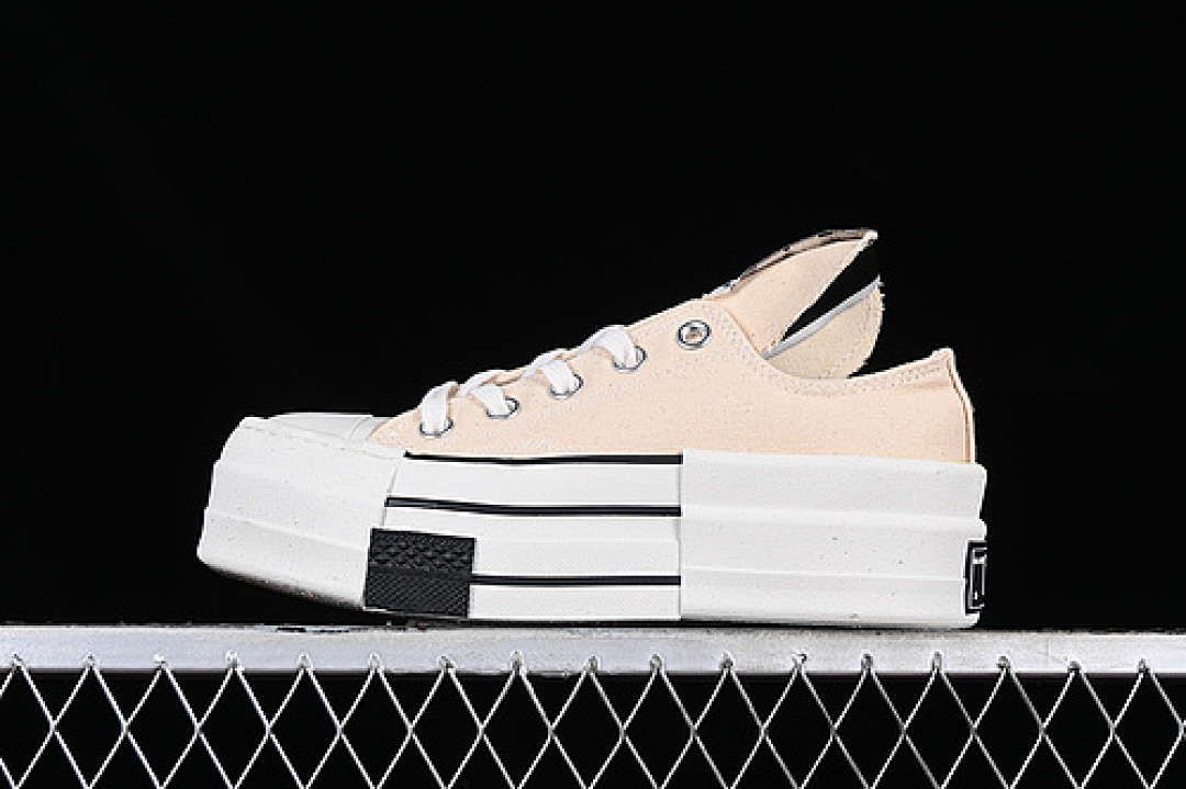Converse Converse X RICK OWENS WHITE/BLACK/NATURAL IVORY/EGRET · A04955C, photo 1