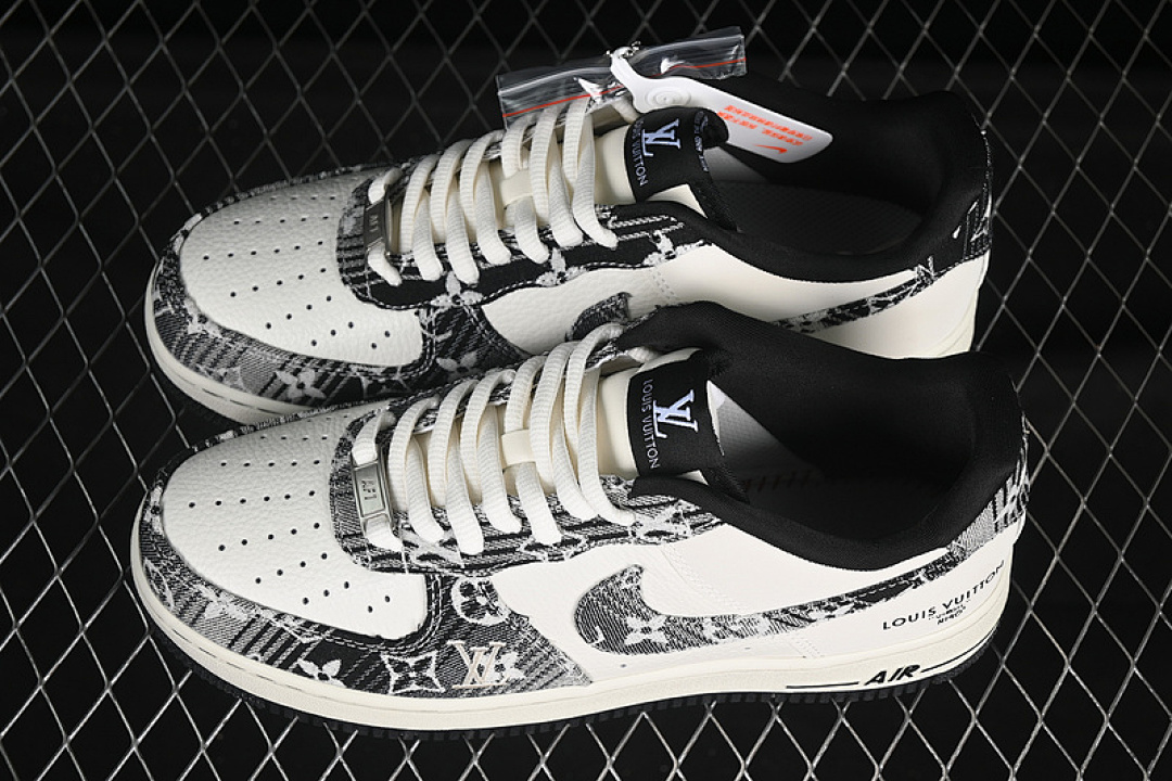 Nike [SC9207-539]-[AIR FORCE 1 07 LOW LV WHITE/GREY/BLACK]-[WOMAN:36-39]-[MAN:40-45] - Image 11