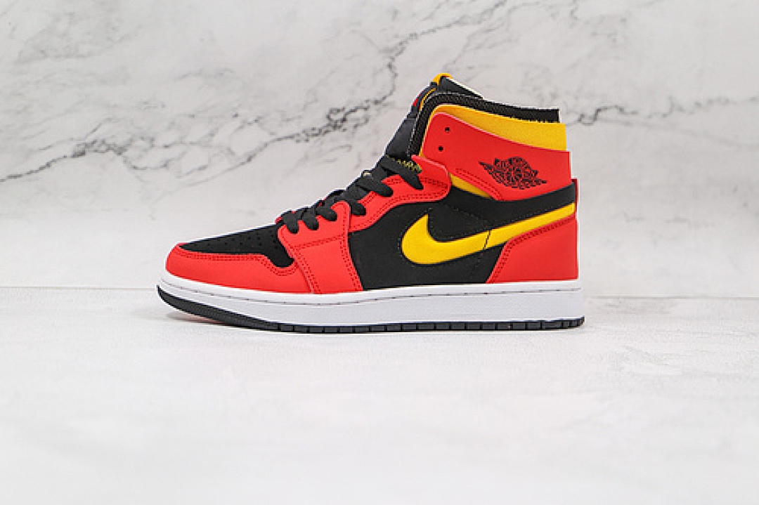 Jordan [CT0978-006]-[AIR JORDAN 1 HIGH ZOOM COMFORT BLACK/CHILE RED/WHITE/UNIVERSITY (GOLD]), photo 1