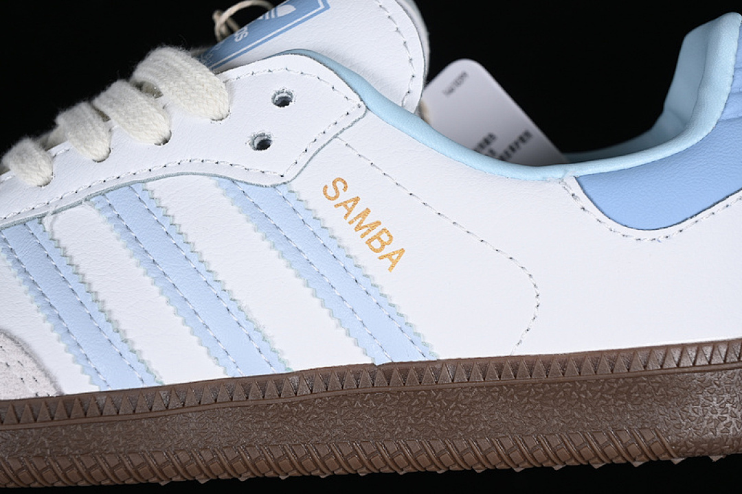 Adidas [ID2055]-[ADIDAS SAMBA VEGAN WHITE/BROWN/BLUE/GREY]-[WOMAN:35-39]-[MAN:40-45] - Image 7