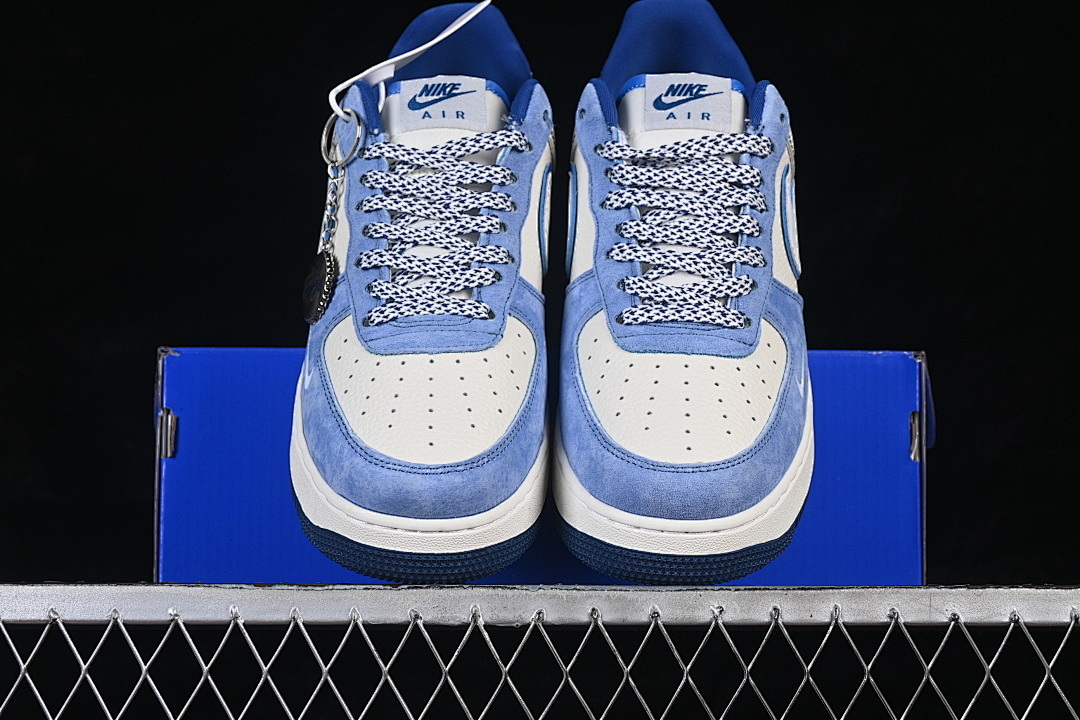 Nike [SY1388-020]-[AIR FORCE 1 07 LOW WHITE/BLUE]-[WOMAN:36-39]-[MAN:40-45] - Image 13