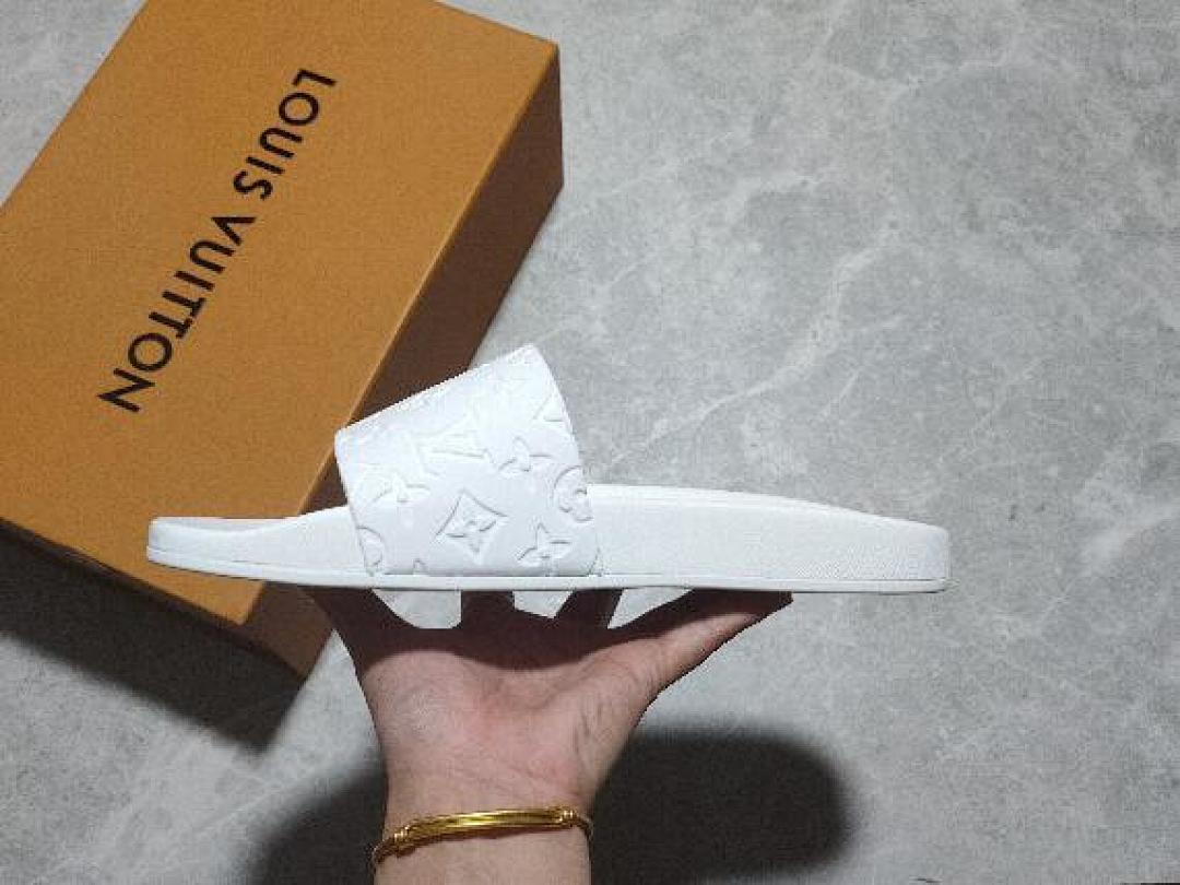 Louis Vuitton [L*V WATERFRONT SLIPPERS WHITE/WHITE/WHITE]-[WOMAN:35-39]-[MAN:40-45] - Image 2