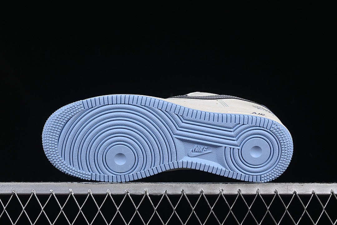 Nike [XS1958-517]-[AIR FORCE 1 07 LOW WHITE/GREY/BLUE]-[WOMAN:36-39]-[MAN:40-45] - Image 15