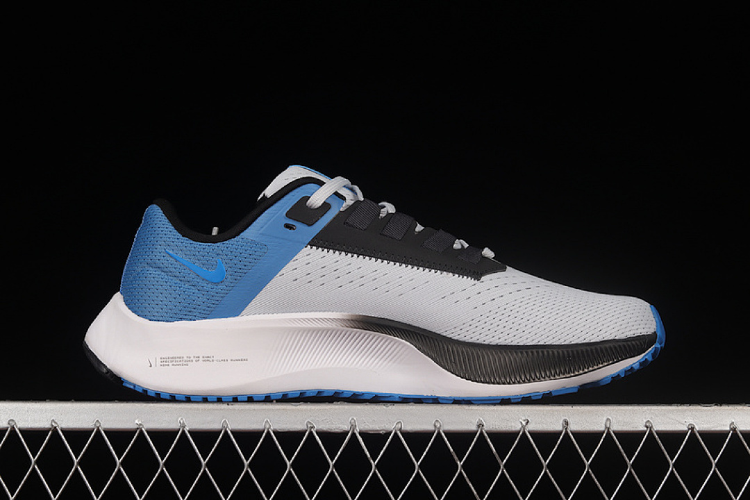Nike [CW7356-009]-[AIR ZOOM PEGASUS 38 PURE PLATINUM/BLACK/DUTCH BLUE/PHOTO BLUE]-[MAN:39-45] - Image 2