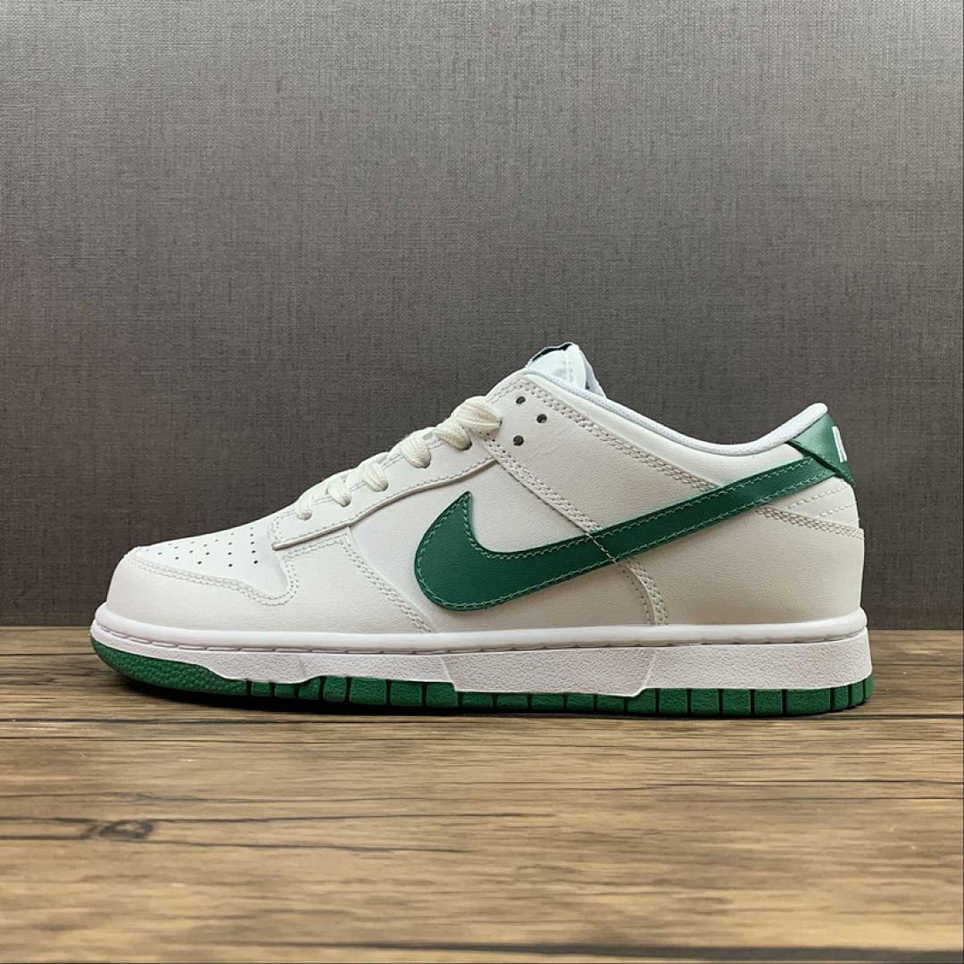 Nike SB DUNK LOW WHITE/LUCKY GREEN/WHITE · DD1503-112, photo 1