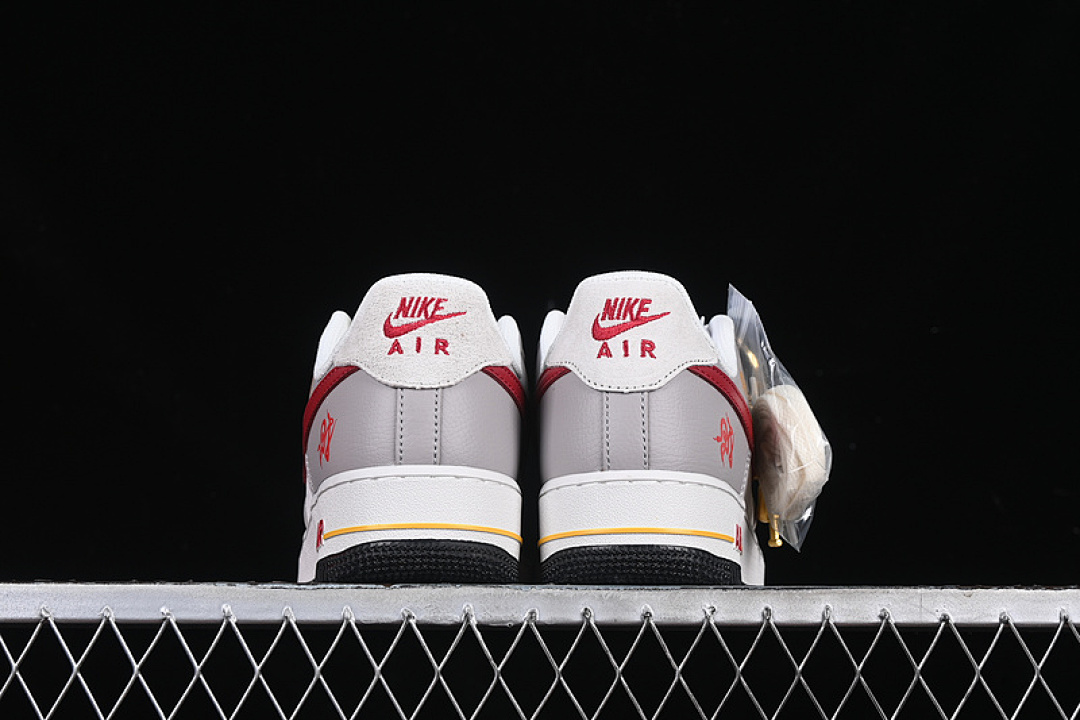 Nike [DM6688-029]-[AIR FORCE 1 07 LOW WHITE/GREY/RED/BROWN]-[WOMAN:36-39]-[MAN:40-45] - Image 14