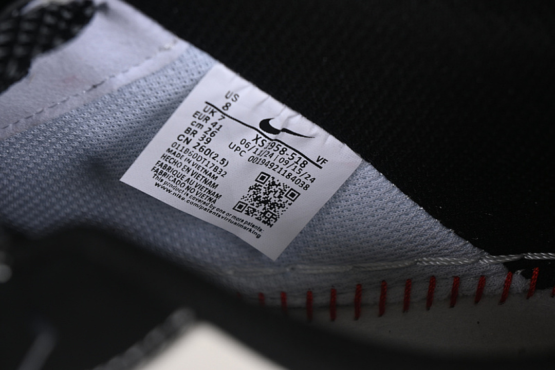 Nike [XS1958-518]-[AIR FORCE 1 07 LOW WHITE/BLACK/RED]-[WOMAN:36-39]-[MAN:40-45] - Image 6