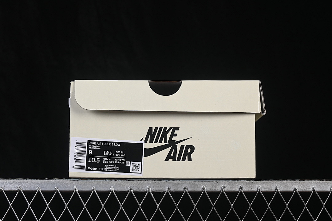 Nike [FV3694-112]-[AIR FORCE 1 07 LOW CASUAL SNEAKERS WHITE/YELLOW/BLUE]-[WOMAN:36-39]-[MAN:40-45] - Image 12