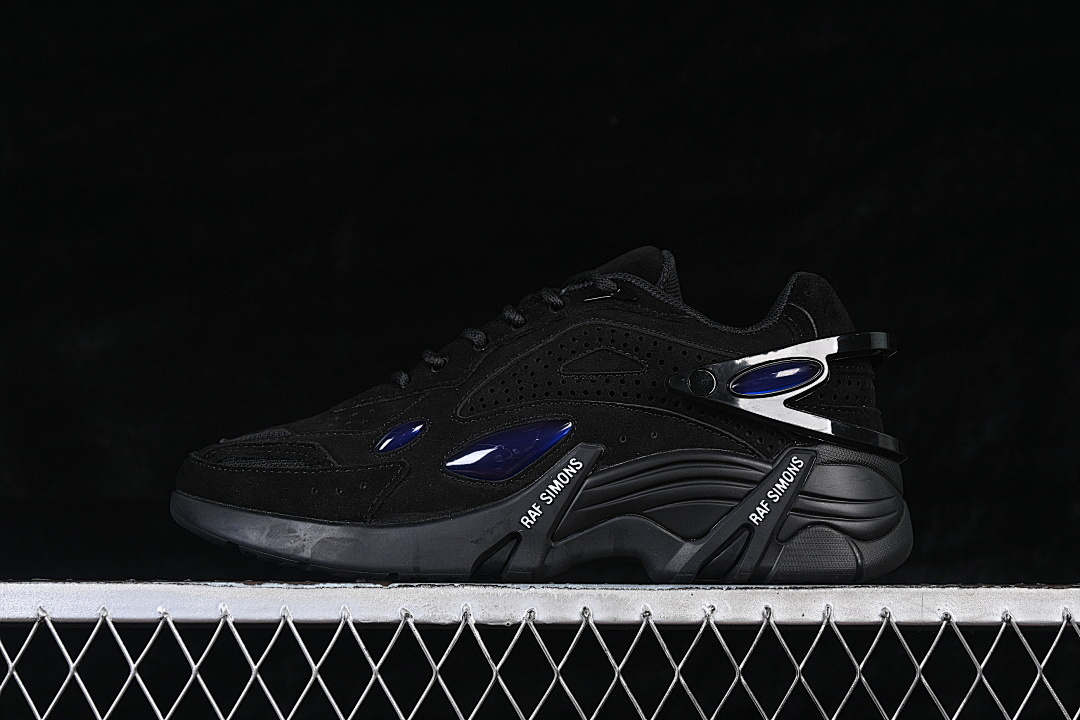 [RAF SIMONS CYLON-21 LACE UP CASUAL LIFE SHOES BLACK/INKINESS]-[WOMAN:37-39]-[MAN:40-45], photo 1