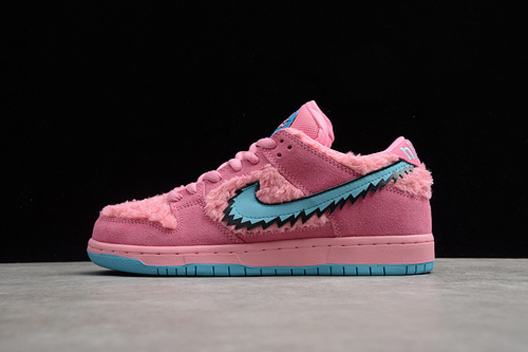 Nike GRATEFUL DEAD X SB DUNK LOW PINK BEAR PINK/BLUE · CJ5378-700, photo 1