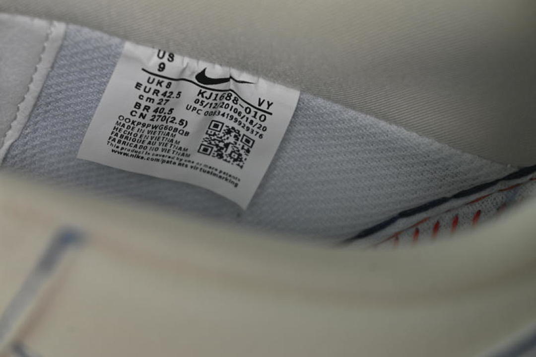 Nike [KJ1688-010]-[AIR FORCE 1 07 LOW MLB BEIGE/BLUE]-[WOMAN:36-39]-[MAN:40-45] - Image 6