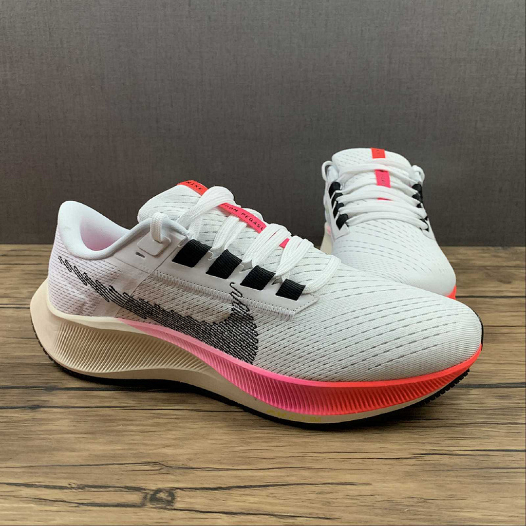 Nike [DJ5397-100]-[AIR ZOOM PEGASUS 38 RAWDACIOUS WHITE/FOOTBALL GREY/PINK BLAST/BLACK] - Image 12