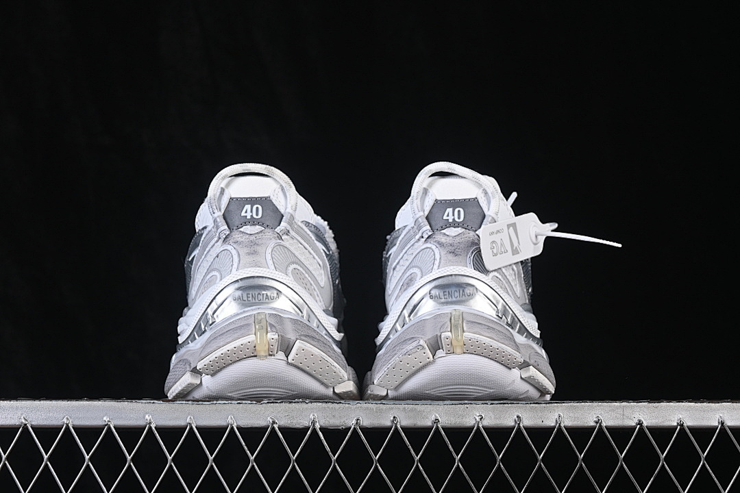 Balenciaga [W3RXP9110]-[RETRO CASUAL SHOES WHITE/SILVER/WHITE]-[WOMAN:35-39]-[MAN:40-46] - Image 15