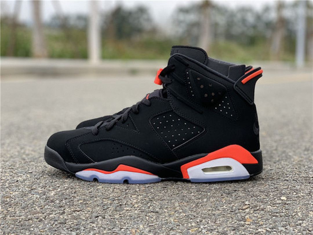 Jordan [384664-060]-[HUPU AIR JORDAN 6 RETRO BLACK/INFRARED-2019 RELEASE]-[MAN:40.5-47.5], photo 1