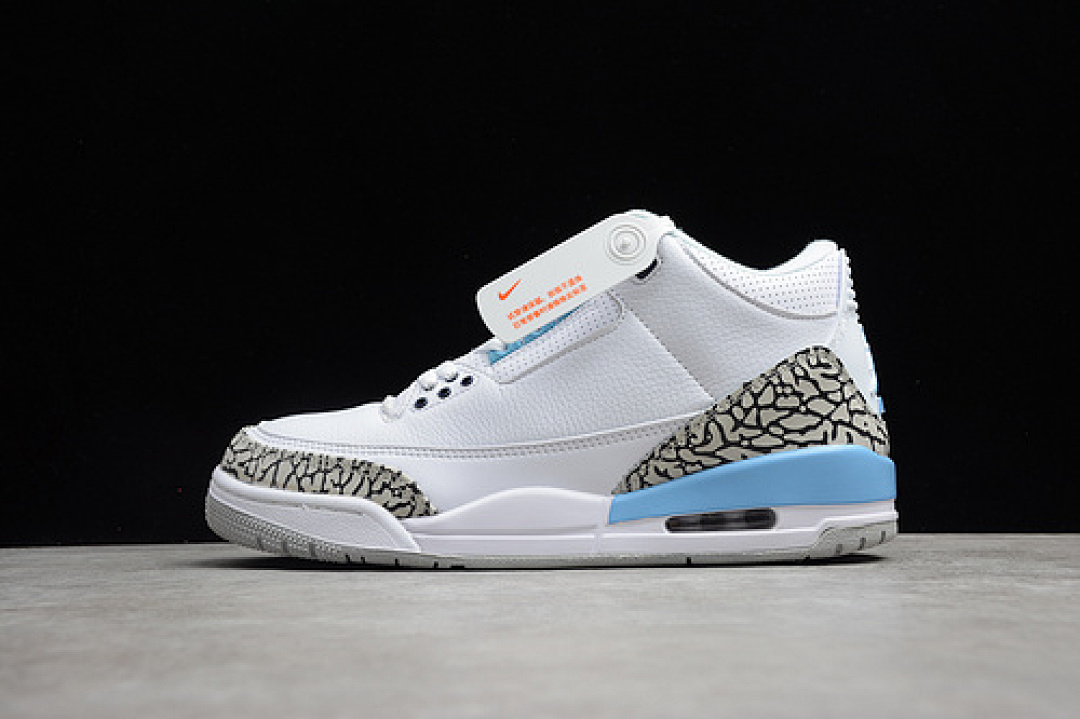 Jordan [CT8532-104]-[AIR JORDAN 3 RETRO UNC WHITE/VALOR BLUE-TECH GREY]-[MAN:40-45], photo 1