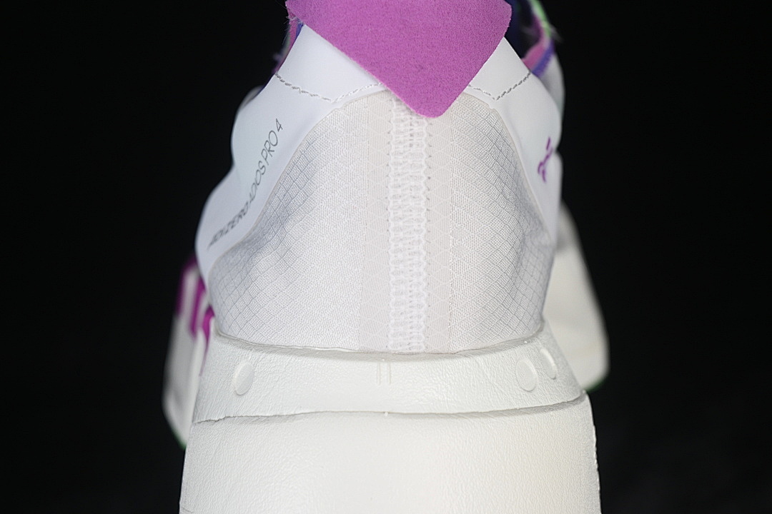 Adidas [JR1656]-[ADIZERO ADIOS PRO 4 CORE WHITE/COLLEGIATE PURPLE/LIME BURST]-[WOMAN:39]-[MAN:40-46] - Image 7