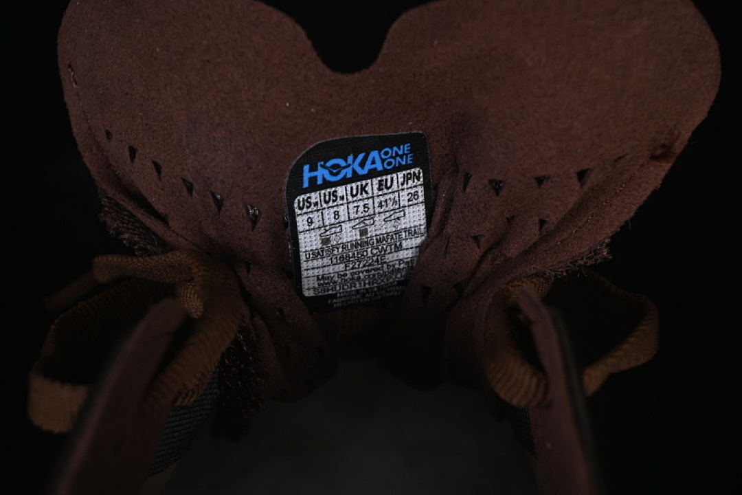 Hoka [1168450 CWTM]-[HOKA ONE SATISFY RUNNING MAFATE TRAIL WHITE/BROWN/BLACK]-[UNISEX:36-45] - Image 5
