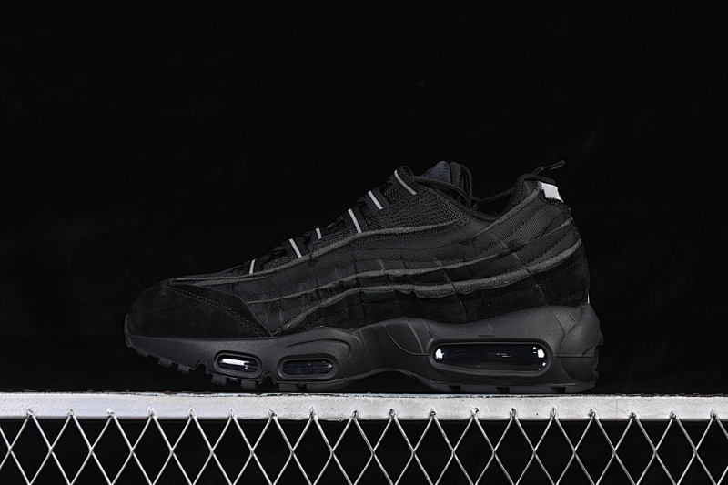 Nike AIR MAX 95 RUNNING SHOES BLACK/BLACK-BLACK · CU8406-001, photo 1