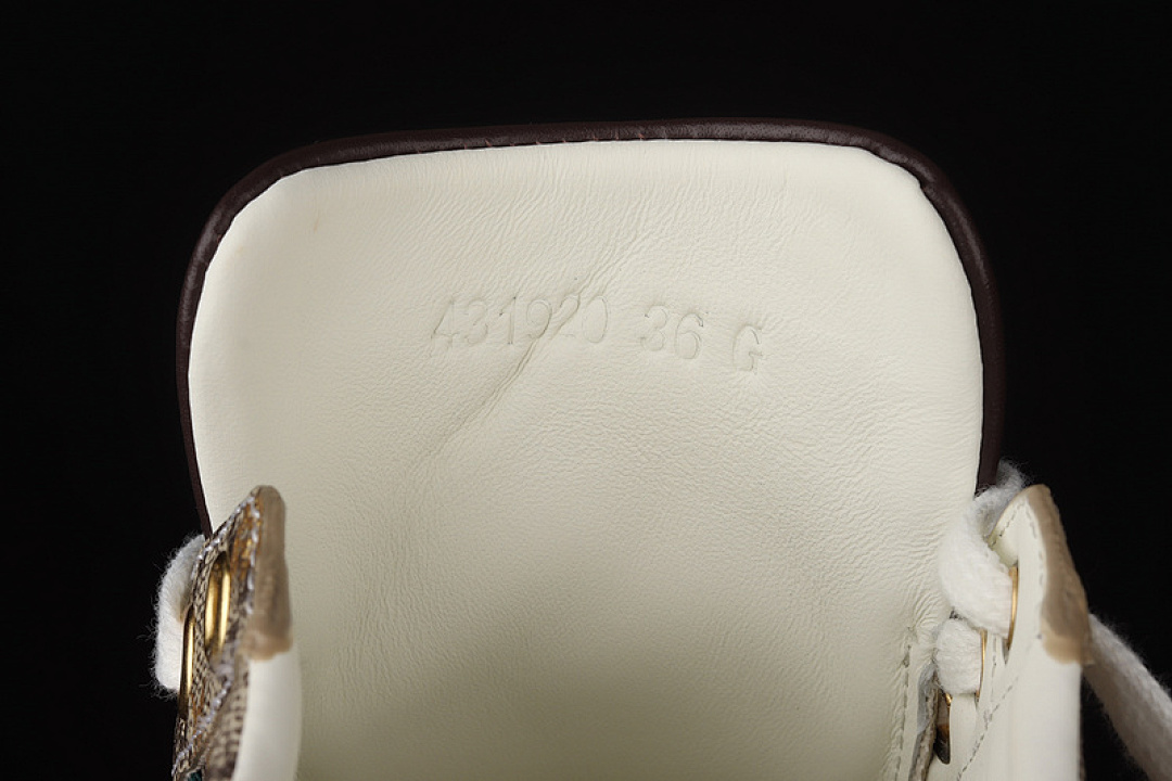 Gucci [GU*CCI ACE EMBROIDERED LOW-TOP SNEAKERS KHAKI/GREEN/RED]-[WOMAN:35-39]-[MAN:40-44] - Image 6