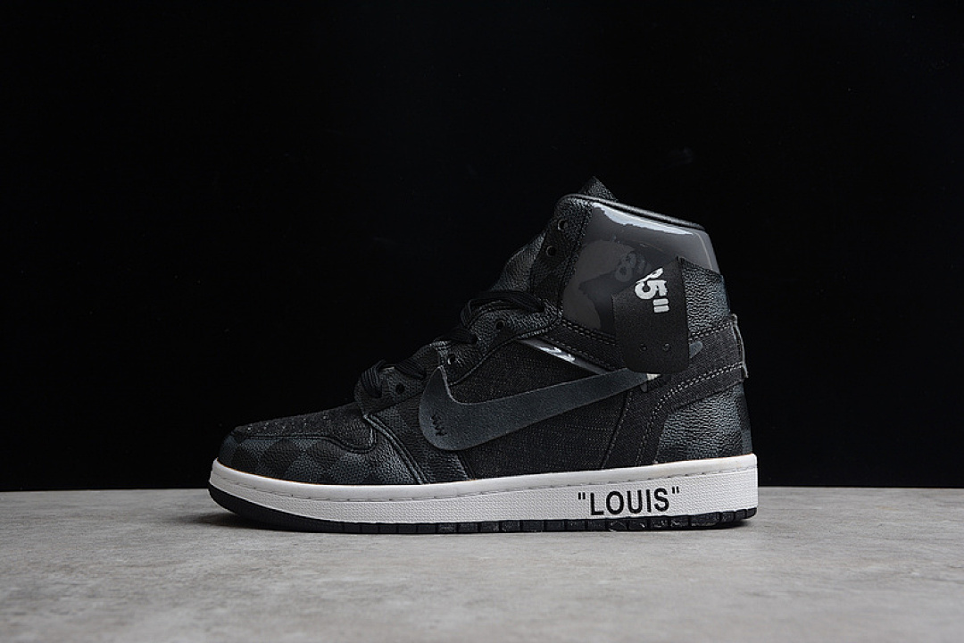 Off-White Off-White [AIR JORDAN 1 X OW L*V BLACK/BLACK/WHITE]-[WOMAN:36-39]-[MAN:40-47.5], photo 1