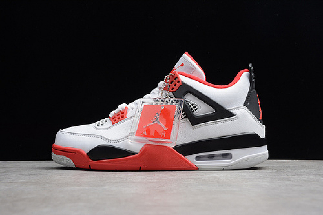 Jordan Jordan [A308497-110]-[AIR 4 RETRO 2012 RELEASE WHITE/VARSITY RED-BLACK]-[MAN:40-47.5]-[OG00218], photo 1