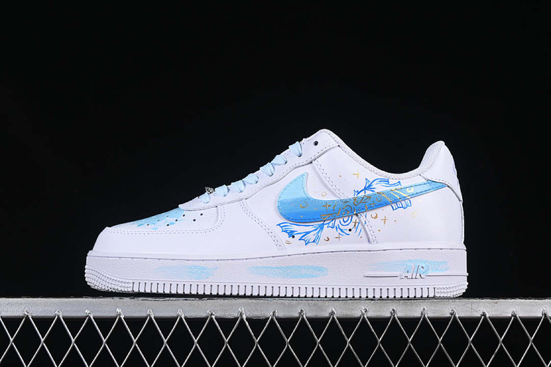 Nike [LT0602-002]-[AIR FORCE 1 07 LOW WHITE/BLUE]-[WOMAN:36-39]-[MAN:40-45], photo 1