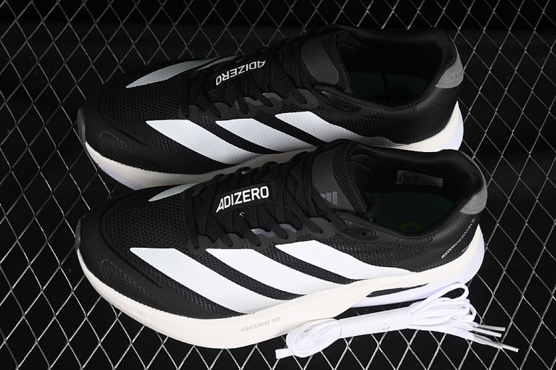 On Running [JS4938]-[ADIZERO BOSTON 13 WHITE/BLACK/GREY]-[WOMAN:36-39]-[MAN:40-46] - Image 10