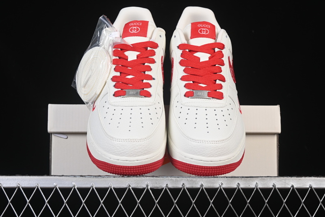 Nike [SC0601-570]-[AIR FORCE 1 07 LOW WHITE/RED]-[WOMAN:36-39]-[MAN:40-45] - Image 12