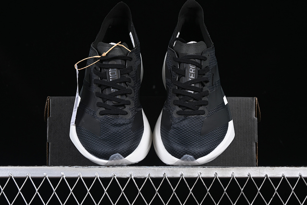 Adidas [JR6360]-[ADIZERO ADIOS 4 M BLACK/WHITE]-[WOMAN:36-39]-[MAN:40-45] - Image 13