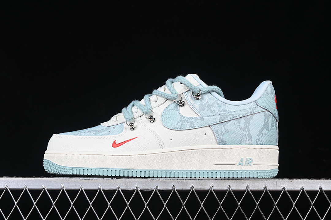 Nike [KK1988-023]-[AIR FORCE 1 07 LOW WHITE/BLUE]-[WOMAN:36-39]-[MAN:40-45], photo 1