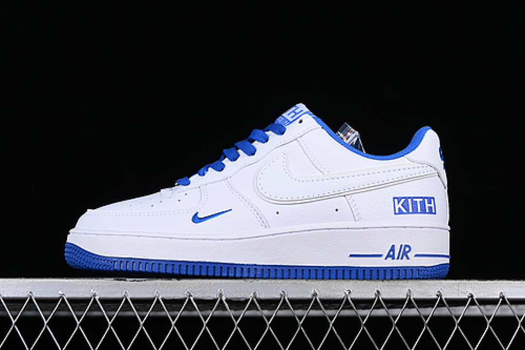 Nike [KT1659-005]-[KITH X AIR FORCE 1 07 LOW WHITE/BLUE]-[WOMAN:36-39]-[MAN:40-45], photo 1