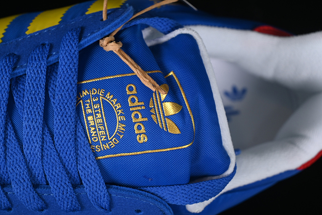 Adidas [IH5503]-[ORIGINALS SAMBA HOME BLUE/YELLOW/RED/WHITE]-[WOMAN:36-39]-[MAN:40-45] - Image 8