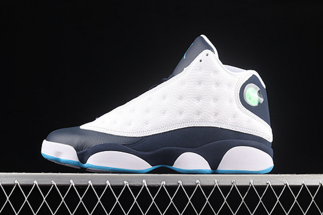 Jordan [414571-144]-[AIR JORDAN 13 RETRO WHITE/OBSIDIAN/DARK POWDER BLUE]-[MAN:40-47.5], photo 1