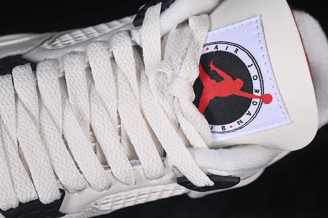 Unbranded [IM4002-100]-[JORDAN 4 RETRO OG SAIL/BLACK/UNIVERSITY RED]-[WOMAN:36-39]-[MAN:40-48.5] - Image 9