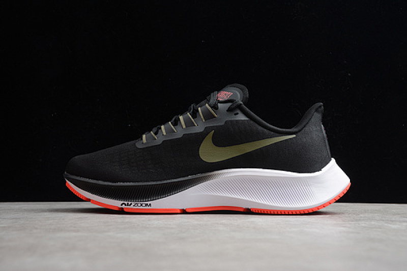 Nike Nike AIR ZOOM PEGASUS 37 BLACK/MEDIUM OLIVE/AURA · BQ9646-004, photo 1