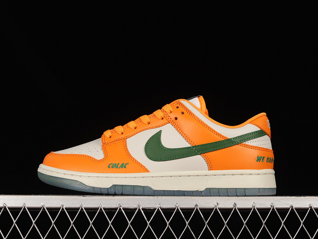 Unbranded [DR6188-800]-[FLORIDA A&M UNIVERSITY SB DUNK LOW ORANGE HORIZON/FORTRESS GREEN/SAIL]-[36-47.5], photo 1