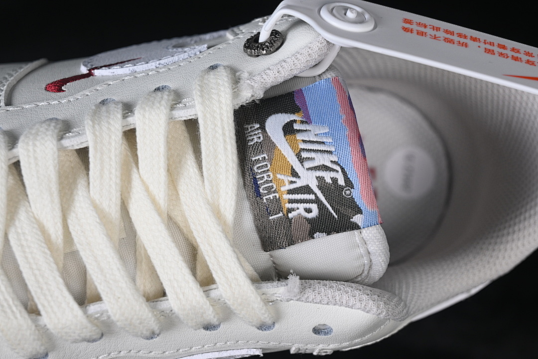 Nike [IQ1119-011]-[AIR FORCE 1 07 LOW WHITE/WHITE/WHITE]-[WOMAN:36-39]-[MAN:40-45] - Image 9