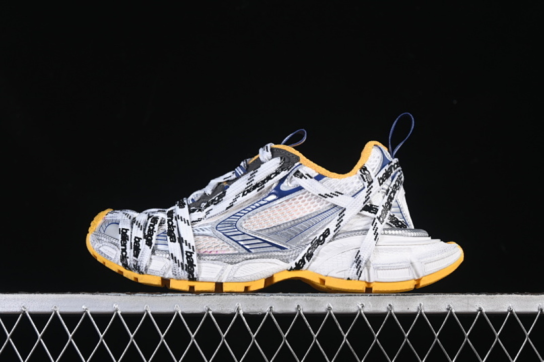 Balenciaga Balenciaga 3XL EXTREME LACES LOGO ORANGE/GREY/WHITE · W3XHL9471, photo 1