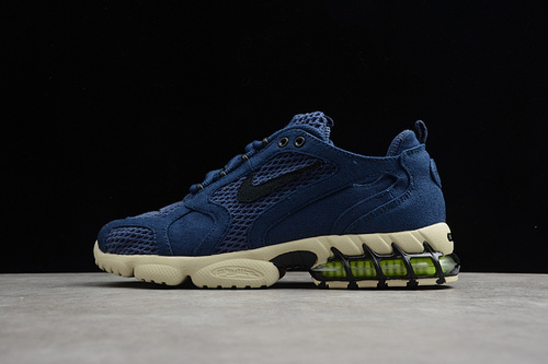 On Running [CQ5486-600]-[STUSSY X AIR ZOOM SPIRIDON CAGE 2 DARK BLUE/BLACK-BEIGE]-[UNISEX:36-45], photo 1