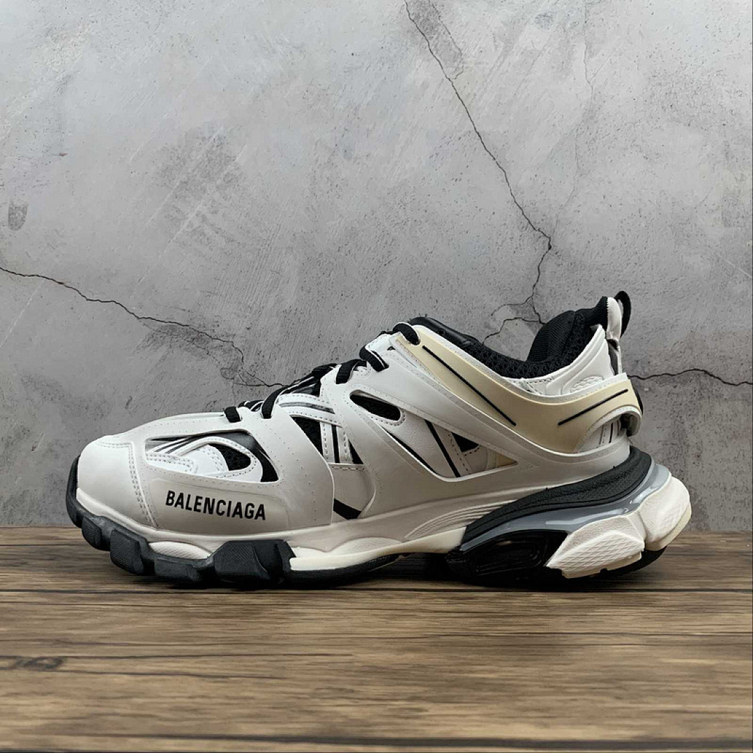 Unbranded [BA*LEN*CIAGA TRACK 2.0 SNEAKER WHITE/WHITE/BLACK]-[WOMAN:36-39]-[MAN:40-45], photo 1